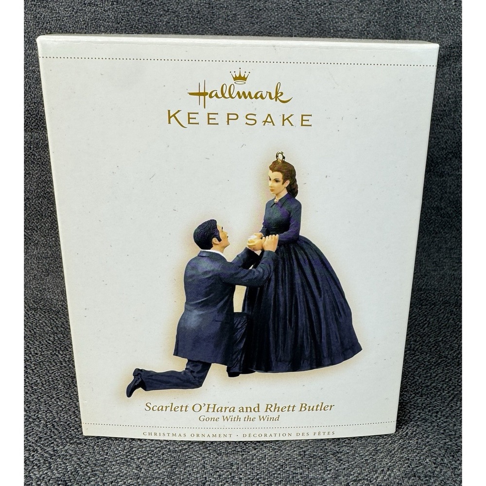 Hallmark Keepsake Ornament Scarlett O'Hara & Rhett Butler Gone with the Wind- 06